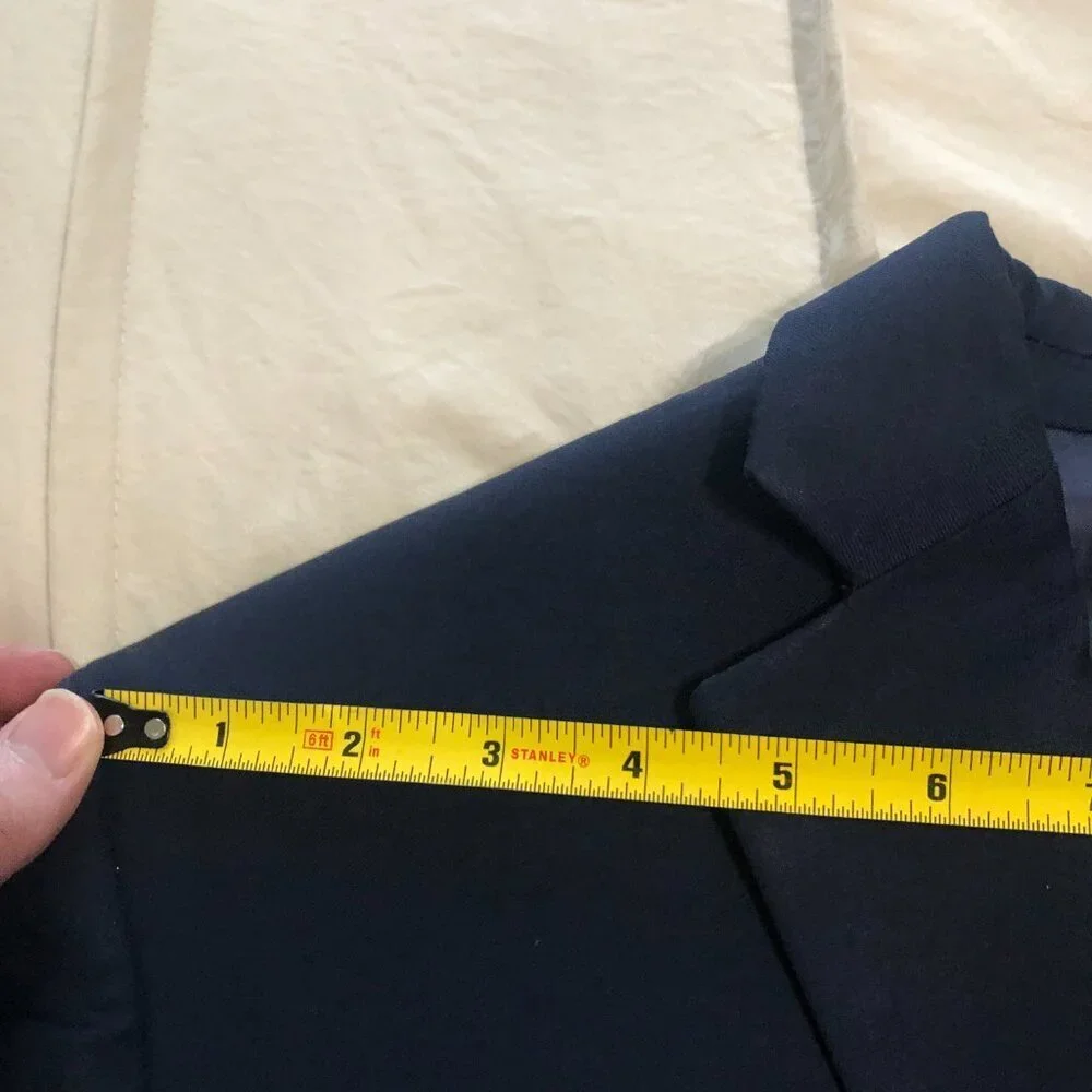 Ralph Lauren for Dillards Men's Navy Blue Suit Blazer 2‎ Buttons 48R